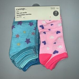 Girls Socks (12 Pairs)
